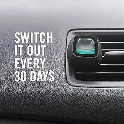 Febreze Unstopables Car Odor-Fighting Car Freshener Vent Clip Fresh, .07 fl oz. Car Vent Clip, Pack of 3