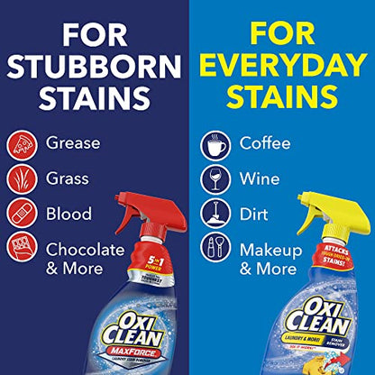 OxiClean Max Force Laundry Stain Remover Spray, 12 fl oz, 3-Pack