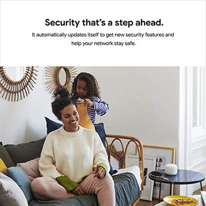 Google Nest Wifi - Home Wi-Fi System - Wi-Fi Extender - Mesh Router for Wireless Internet - 2 Pack