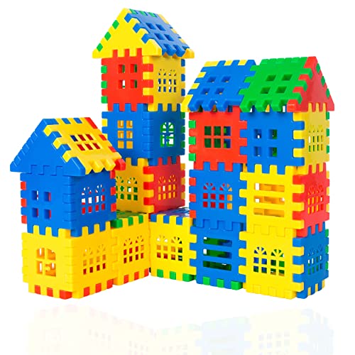 Interlocking Building Blocks Toys for Kids - Toddlers Building Blocks Educational Toys Set 70 PCS