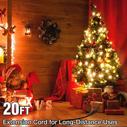 DuraTech Extension Cord 20 ft, Outdoor Extension Cord, 16/3 SJTW, 13 Amps, Heavy Duty Extension Cord for Power Tools, Black
