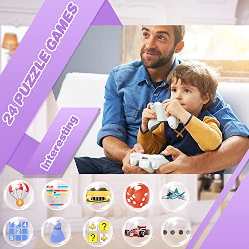 Smart Watch for Kids with 24 Puzzle Games 1.44" HD Touchscreen Camera Video Music Player Pedometer Alarm Clock Calculator Torch Sport Band Educational Learning Toys Gifts for Age 3-12 Boy Girl (Pink)