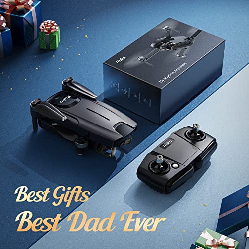 Ruko F11MINI Drones with Camera for Adults 4K, Under 250g, 2 Batteries 60 Min Flight Time, Foldable & Lightweight, 5GHz WiFi, GPS Auto Return, Follow Me, Waypoints, Points of Interest for Beginner