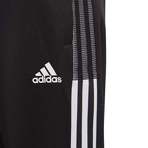 adidas Kids Tiro 21 Track Pants, Black/White, Small