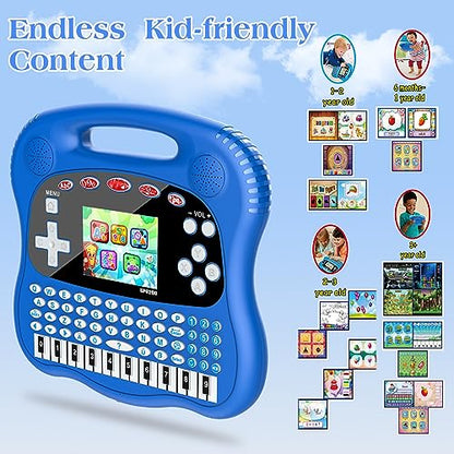 Preschool Toys/Educational Tablet Toy to Learn Alphabet, Numbers, Colors, Shapes, Animals, Transportation, Time for Toddlers Ages4-12 Years Old Educational Electronic Toys Gifts