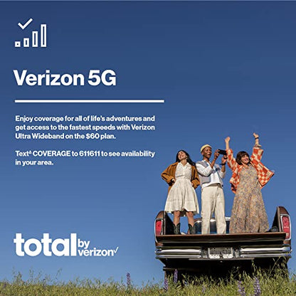 Total by Verizon Samsung Galaxy A03s, 32GB, Black - Prepaid Smartphone (Locked)