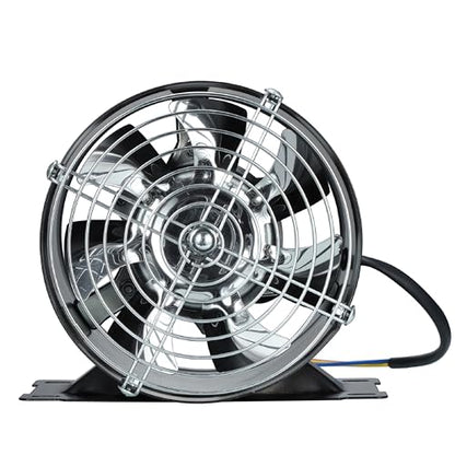 6in Garage Exhaust Fan, Metal Exhaust Fan, High Air Flow Extractor Fan w/Check Valve, Mesh, Fixed Stand for Household Replacement, Smoke Extractor, DIY (Sidewall/Ceiling Mount)