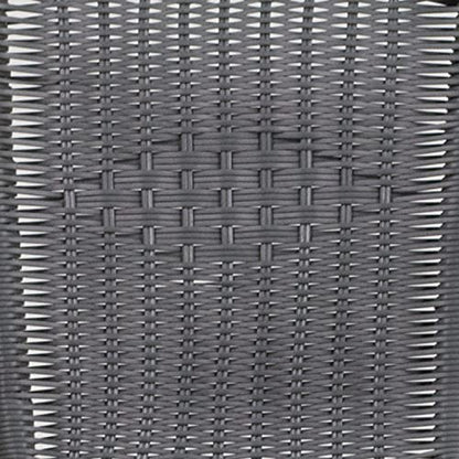 Flash Furniture Lila 4 Pack Gray Rattan Indoor-Outdoor Restaurant Stack Chair | Versatile and Stylish Seating