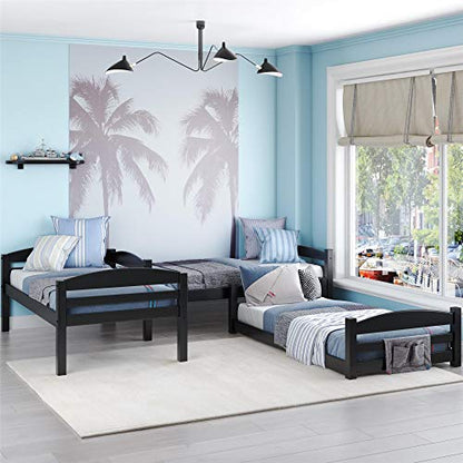 DHP Phoenix Triple Floor Bunk Bed | Black | DL7891TBBB model
