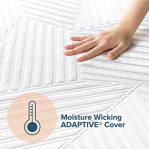 ZINUS 10 Inch Cooling Copper ADAPTIVE Pocket Spring Hybrid Mattress / Moisture Wicking Cover / Cooling Foam / Pocket Innersprings for Motion Isolation / Mattress-in-a-Box, Twin,Off-white
