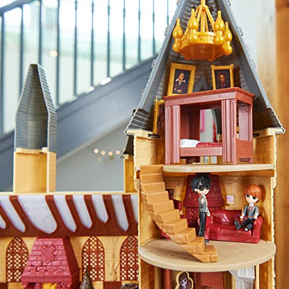 Wizarding World Harry Potter, Magical Minis Amazon Exclusive Deluxe Hogwarts Castle, 3 Classroom Playsets, 22 Accessories, 3 Figures, Lights & Sounds