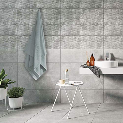 Belizzi Home 8 Piece Towel Set 100% Ring Spun Cotton, 2 Bath Towels 27x54, 2 Hand Towels 16x28 and 4 Washcloths 13x13 - Ultra Soft Highly Absorbent Machine Washable Hotel Spa Quality - Jade