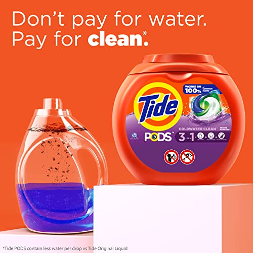 Tide PODS Liquid Laundry Detergent pacs Spring Meadow Scent 112 count
