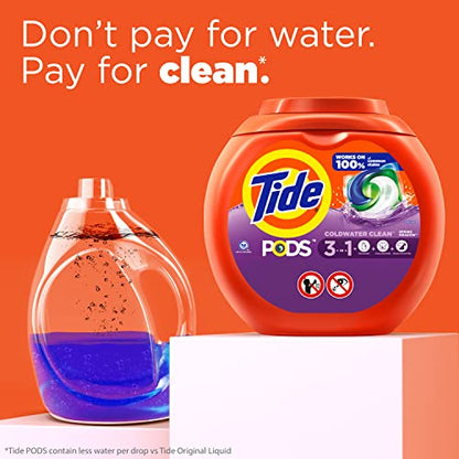 Tide PODS Liquid Laundry Detergent pacs Spring Meadow Scent 112 count