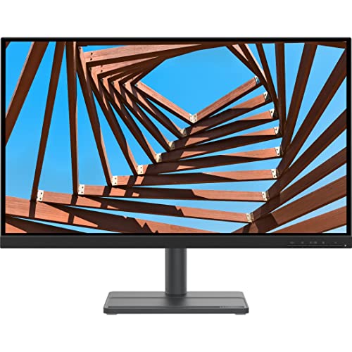Lenovo L27e-30 27-inch FHD LED Backlit LCD FreeSync Monitor, Ultra-Slim, 3-Side NearEdgeless Frame, HDMI and VGA, Tilt, VESA Mount, Wide Angle Viewing