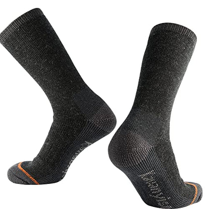 KAVANYISO Men's Merino Wool Hiking Socks Breathable Athletic Crew Thicken