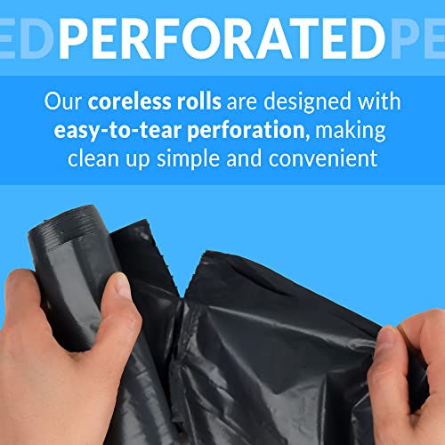 Reli. SuperValue 13 Gallon Trash Bags | 1000 Count Bulk | Tall Kitchen | Can Liners | Black Multi-Use Garbage Bags
