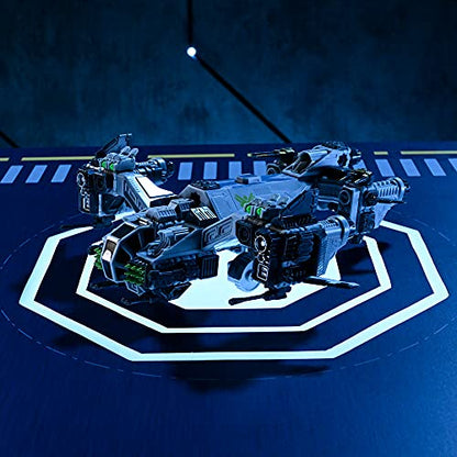 Snap Ships Gladius AC-75 Drop Ship - Construction Toy for Custom Building and Battle Play - Ages 8+