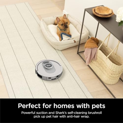 Shark AI Ultra Voice Control Robot Vacuum with Matrix Clean Navigation, Home Mapping, 60-Day Capacity, Self-Empty Base for Homes with Pets, Carpet & Hard Floors (Silver/Black)