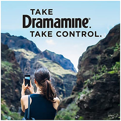 Add 3 To Your Cart! Dramamine Motion Sickness Relief Less Drowsey Formula, 24 Count