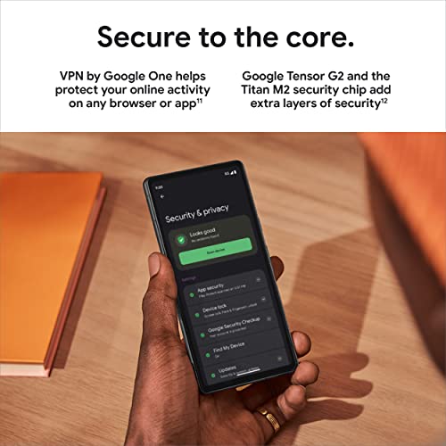 Google Pixel 7a - Unlocked Android Cell Phone with Wide Angle Lens and 24-Hour Battery - 128 GB -  Snow