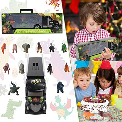yoptote Dinosaur Toys for Kids 3-5 Kids Toys for 2 3 4 5 Year Old Children Dinosaur Toys for Boys Age 2 3 Year Old Boy Girl Car Trucks with Mat Easter Birthday Gifts Toys for 2 3 4 5 6 Year Old