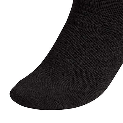 adidas Originals Trefoil Crew Socks (6-Pair), Black, Medium