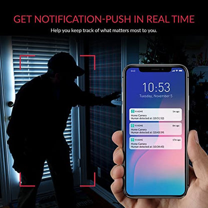 YI Pro 2K Home Security Camera, Indoor Camera with Person, Vehicle, Animal Smart Detection, Phone App for Baby, Pet, Dog Monitoring, Compatible with Alexa and Google Assistant