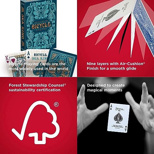 Bicycle Sea King Premium Playing Cards, 1 Deck