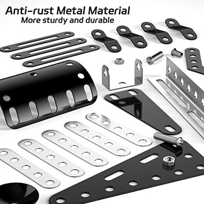 Lucky Doug STEM Building Projects Model Car Set Gifts Toys for Boys Kids 8 9 10 11 12 Years Old and Older - 332 PCS DIY Metal Building STEM Kits Toys Science Educational Set Gifts for Vehicle Fans