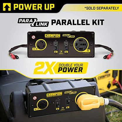 Champion Power Equipment 200954 4250-Watt RV Ready Open Frame Inverter Generator, Quiet Technology