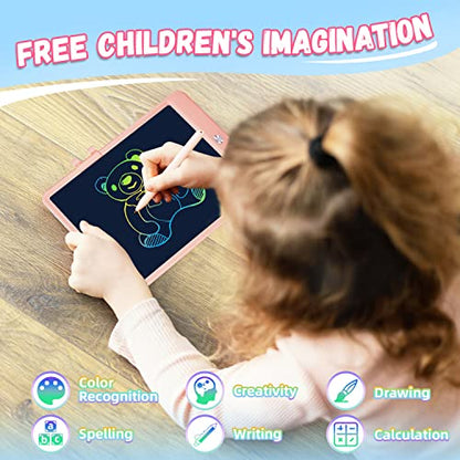 Kids Toys 2 Packs LCD Writing Tablet, 3 4 5 6 Year Old Boys Toys Gifts Doodle Board, 10 Inch Drawing Pad Airplane Travel Road Trip Essentials, Toddler Kids Games Birthday Christmas Stocking Stuffers
