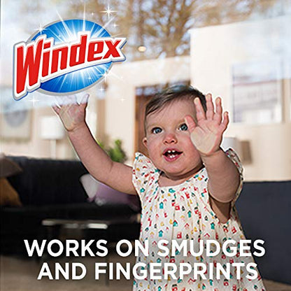 Windex Glass Cleaner Refill, Original Blue, 2 L
