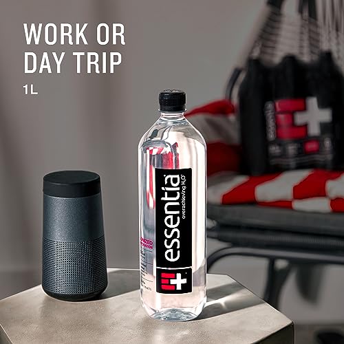 Add 3 To Your Cart! Essentia Bottled Water, 1 Liter, 12-Pack, Ionized Alkaline Water:99.9% Pure, Infused With Electrolytes, 9.5 pH Or Higher With A Clean, Smooth Taste