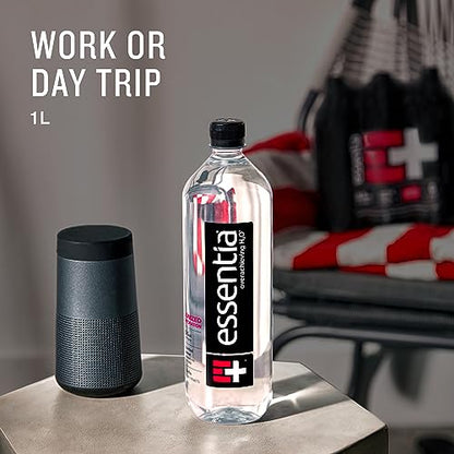 Add 3 To Your Cart! Essentia Bottled Water, 1 Liter, 12-Pack, Ionized Alkaline Water:99.9% Pure, Infused With Electrolytes, 9.5 pH Or Higher With A Clean, Smooth Taste
