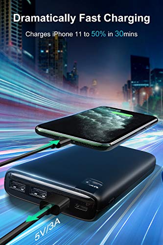 IXNINE Power Bank 26800mAh Portable Charger, High Capacity Phone Charger Compact External Battery Pack with LED Display and 4 Fast Charging Outputs for iPhone Samsung LG etc.