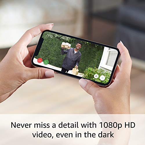 Ring Video Doorbell Wired – Convenient features in a compact design, pair with Ring Chime to hear audio alerts in your home (existing doorbell wiring required)