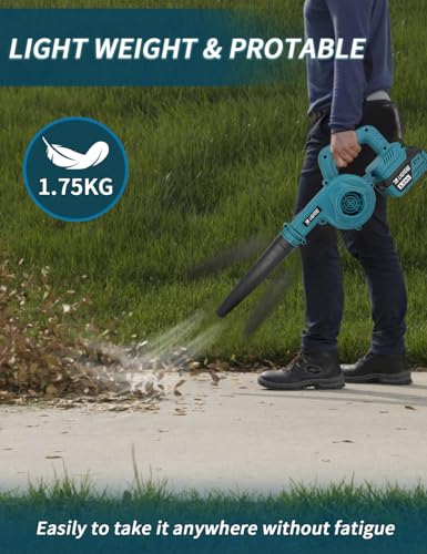 UPDATE: SOLD OUT! Cordless Leaf Blowe with 21V 3.0 Ah Lithium Battery Powered Turn It Into A Vacuum Cleaner!