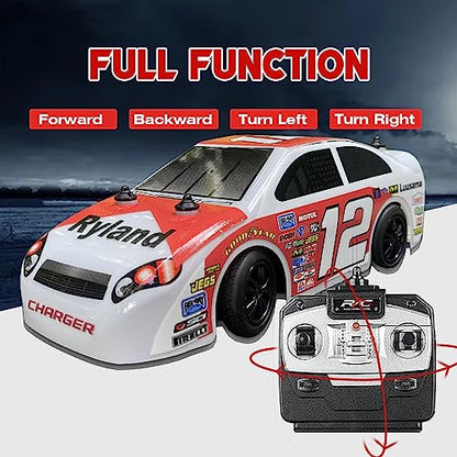 Boersma Remote Control Car, Fast RC Drift Car for Boys - 1/28 Scale 2WD High Speed Off Road Mini RC Car, Hobby Racing Vehicle Toys Gifts for Kids Age 3 4 5 6+