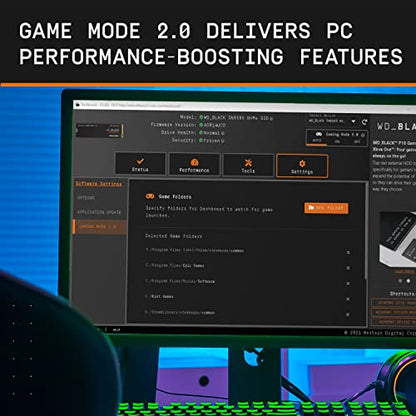 WD_BLACK 4TB SN850X NVMe Internal Gaming SSD Solid State Drive - Gen4 PCIe, M.2 2280, Up to 7,300 MB/s - WDS400T2X0E