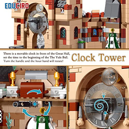Under the Baubles EDUCIRO Castle Building Kit 871pcs, Cool Collectible Toy for Boy and Girls Age 8-14