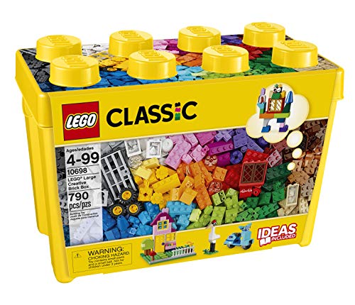 LEGO Classic Large Creative Brick Box 10698 Building Toy Set for Kids, Boys, and Girls Ages 4-99 (790 Pieces)