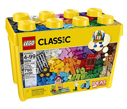 LEGO Classic Large Creative Brick Box 10698 Building Toy Set for Kids, Boys, and Girls Ages 4-99 (790 Pieces)