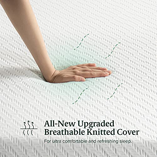 ZINUS 10 Inch Green Tea Luxe Memory Foam Mattress / Pressure Relieving / CertiPUR-US Certified / Bed-in-a-Box / All-New / Made in USA, Full