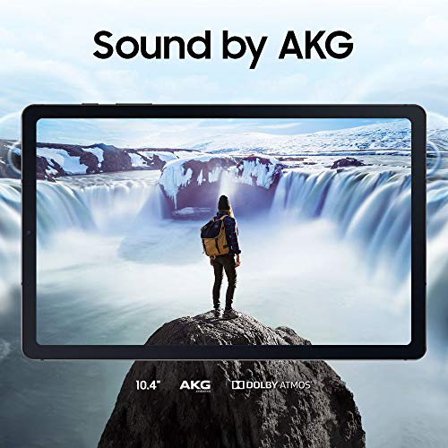 SAMSUNG Galaxy Tab S6 Lite 10.4" 128GB Android Tablet, S Pen Included, Slim Metal Design, AKG Dual Speakers, Long Lasting Battery, US Version, 2020, Chiffon Rose