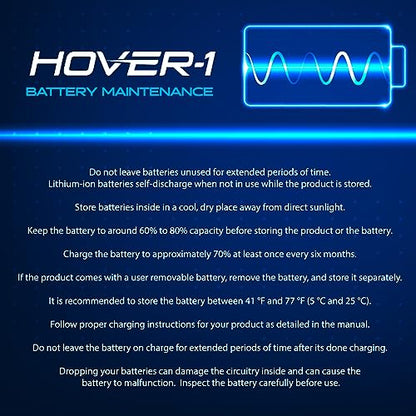 Hover-1 Dream Electric Hoverboard | 7MPH Top Speed, 6 Mile Range, Long Lasting Lithium-Ion Battery, 5HR Full Charge, Rider Modes: Beginner to Expert, Red, 25 x 9 x 9