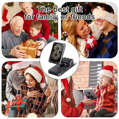 MepvabKY Bluetooth Speaker with Wireless Charging & Phone Stand,HD Surround Sound Perfect for Home and Outdoors,Cool Tech Kitchen Gadgets,Gift for Men,Women,Speaker for iPhone/Samsung/iPad
