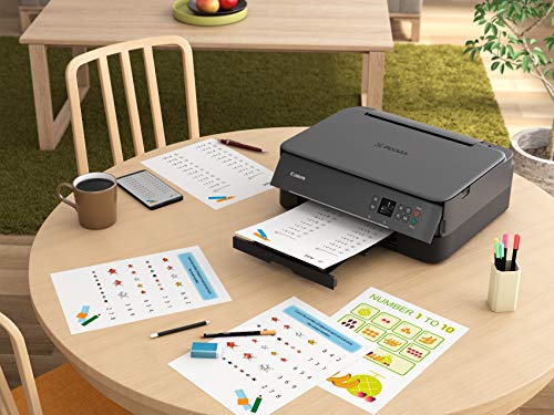 Canon PIXMA TS6420a All-in-One Wireless Inkjet Printer [Print,Copy,Scan], Black, Works with Alexa