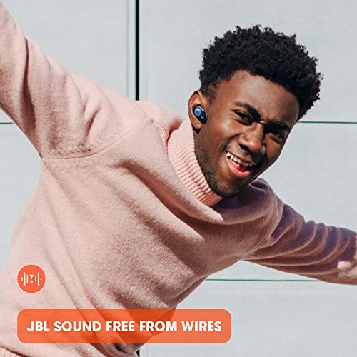 JBL Tune 125TWS True Wireless In-Ear Headphones - Pure Bass Sound, 32H Battery, Bluetooth, Fast Pair, Comfortable, Wireless Calls, Music, Native Voice Assistant (Black), Small