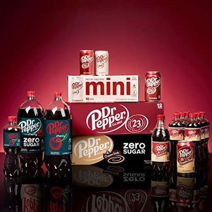 Dr Pepper Soda, 12 fl oz cans, 12 pack 3 COUNT!
